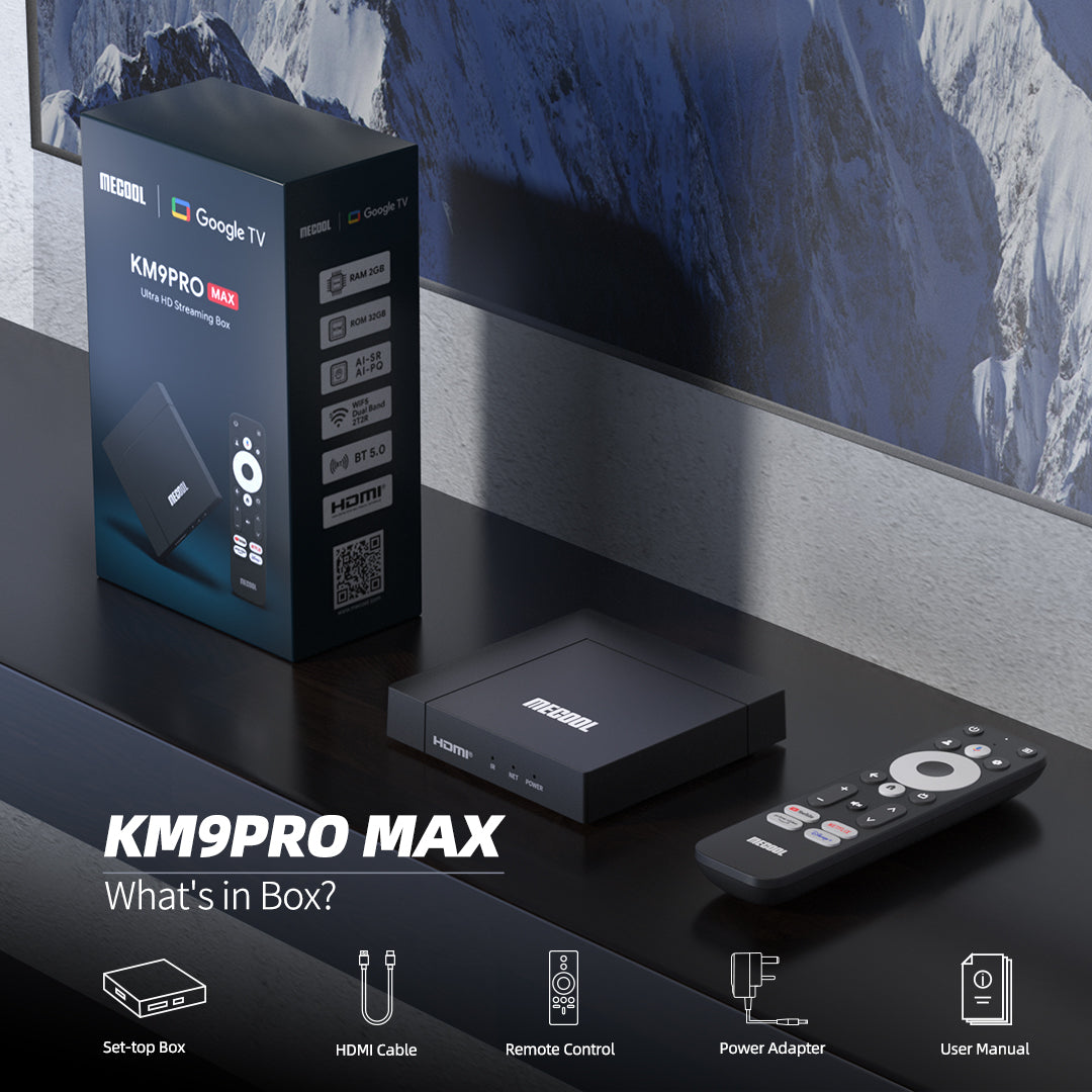 MECOOL KM9PRO MAX 4K GTV Streaming Box